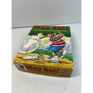 Gamewright Play Ball Baseball Numbers Card Game 1999 Educational Kids Family
